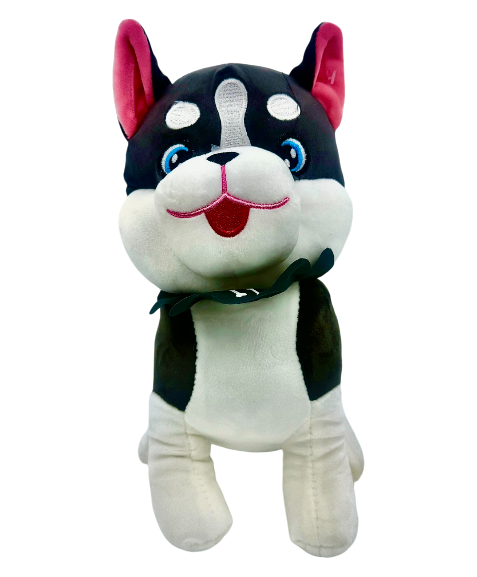 Produkt Plyšový psík HUSKY - čierno biely