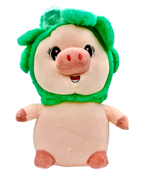 Produkt Plyšové prasiatko so zelenou čiapkou